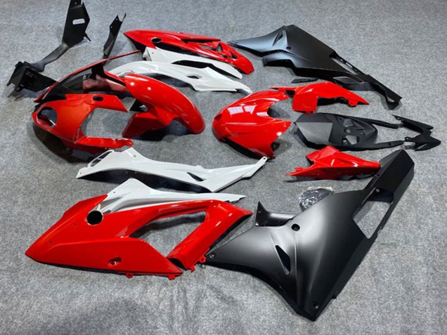 Carenados Moto BMW S1000RR 2009-2014 - Rojo Blanco Negro Mate