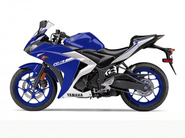 Carenados Moto Yamaha YZF R3 2015-2018 - Azul Blanco