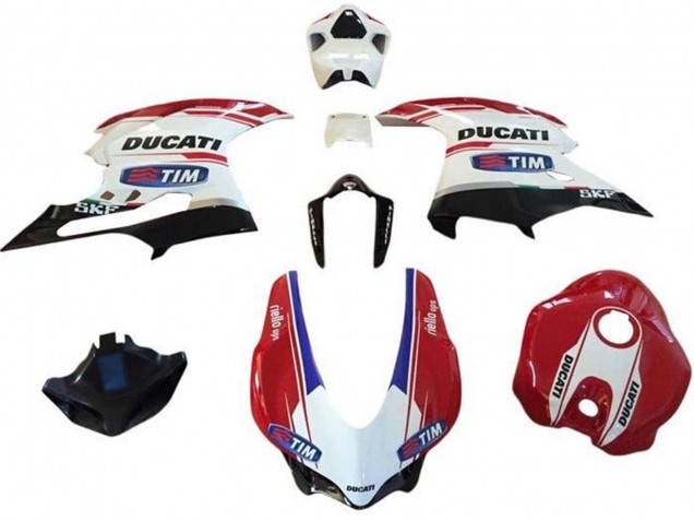 Carenados Moto Ducati 959/1299 2015-2020 - Blanco Rojo Azul Negro Brillante Tim