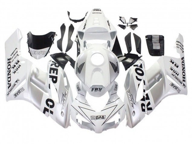 Carenados Moto Honda CBR1000RR 2004-2005 - Blanco Plata Negro Repsol