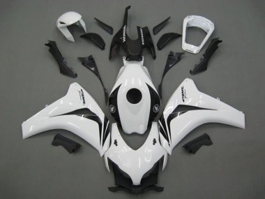 Carenado Moto Honda CBR1000RR 2008-2011 - Blanco Negro Brillante
