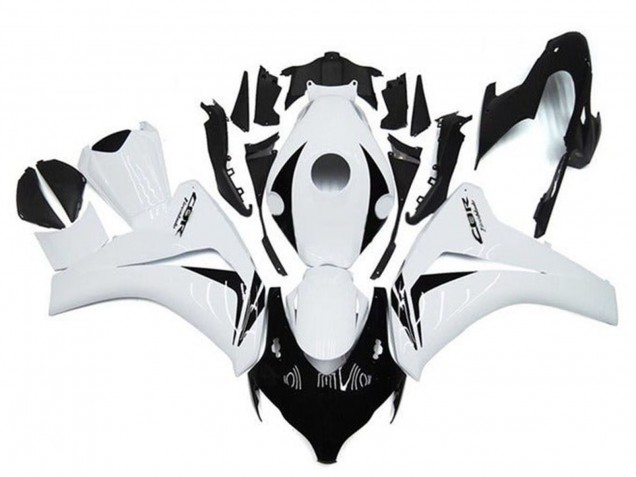 Carenados Moto Honda CBR1000RR 2008-2011 - Blanco Negro Brillante