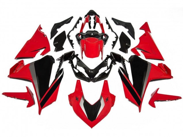 Carenados Moto Honda CBR500R 2019-2021 - Rojo Gris Negro