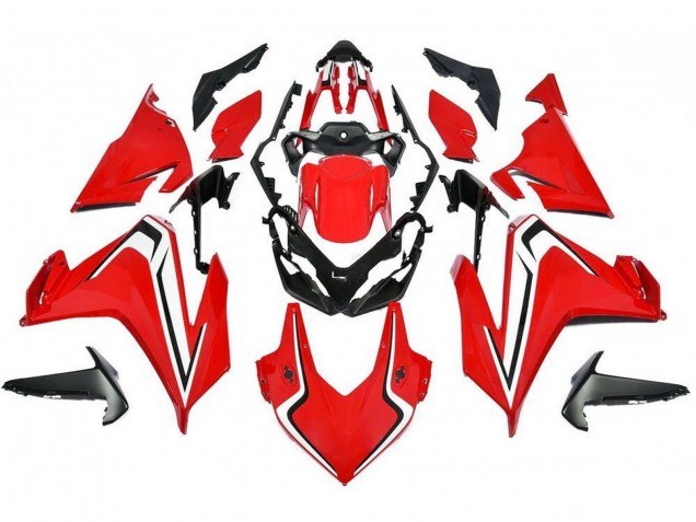Kits Carenado Moto Honda CBR500R 2019-2021 - Rojo Blanco Negro