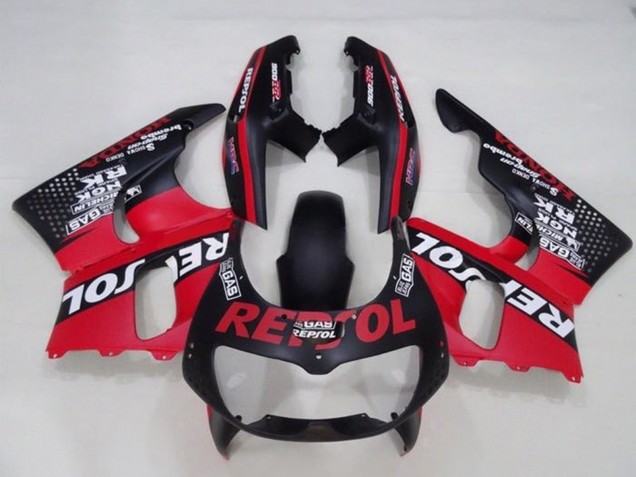 Carenados Moto Honda CBR900RR 893 1994-1995 - Rojo Negro Mate Blanco Repsol