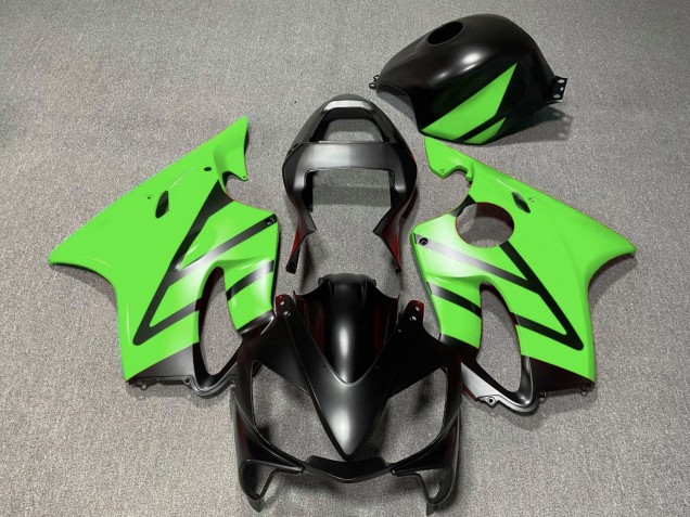 Carenados Moto Honda CBR600 F4i 2001-2003 - Verde Negro Mate