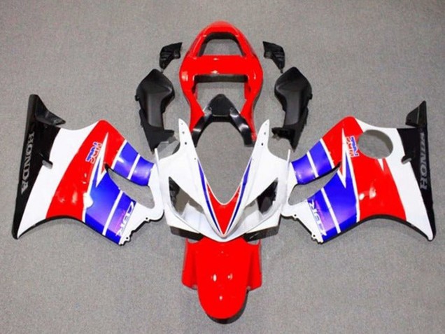 Carenados Moto Honda CBR600 F4i 2001-2003 - Blanco Rojo Azul Negro