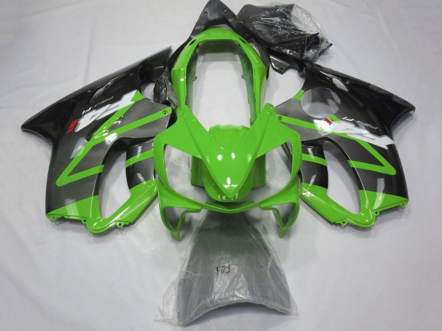 Carenados Moto Honda CBR600 F4i 2004-2007 - Verde Gris Negro Brillante