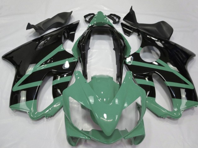 Carenados Moto Honda CBR600 F4i 2004-2007 - Moss Verde Negro Brillante