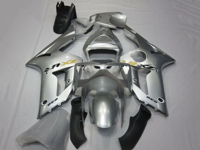 Carenado Moto Kawasaki ZX6R 2003-2004 - Plata