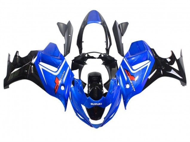 Carenados Moto Suzuki GSX650F 2008-2013 - Azul Blanco Negro Brillante