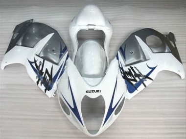 Carenados Moto Suzuki GSXR1000 1996-2007 - Blanco Plata Azul