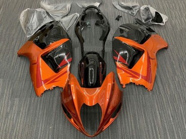 Carenados Moto Suzuki GSXR1000 1996-2007 - Naranja Negro Rojo