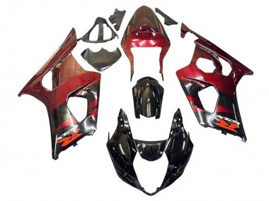 Carenados Moto Suzuki GSXR 1000 2003-2004 - Rojo Negro Brillante