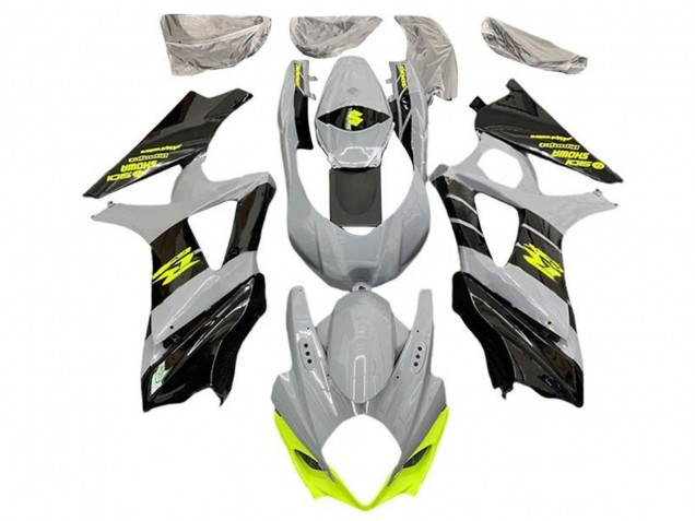 Carenados Moto Suzuki GSXR 1000 2005-2006 - Gris Negro Neon Amarillo