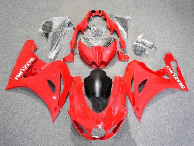 Carenados Moto Suzuki GSXR1000 2017-2025 - Rojo Blanco Negro Mate