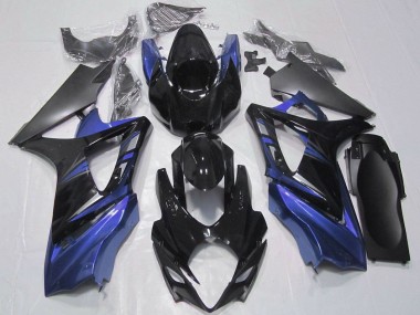 Kit Carenados Moto Suzuki GSXR 1000 2007-2008 - Negro Brillante Negro Mate
