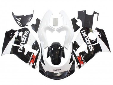 Carenados Moto Suzuki GSXR 600 / GSXR 750 1996-2000 - Blanco Negro Rojo