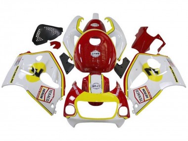 Carenados Moto Suzuki GSXR 600 / GSXR 750 1996-2000 - Blanco Rojo Amarillo Texaco