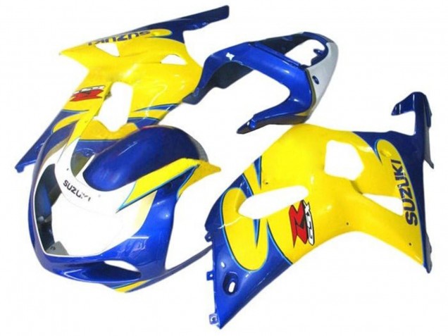 Carenados Moto Suzuki GSXR 600 / GSXR 750 2001-2003 - Azul Amarillo Blanco