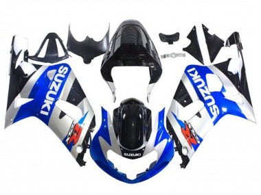 Carenados Moto Suzuki GSXR 600 / GSXR 750 2001-2003 - Azul Plata Negro Brillante