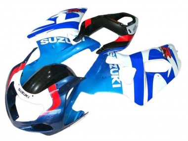 Carenados Moto Suzuki GSXR 600 / GSXR 750 2001-2003 - Blanco Azul Rojo Negro