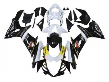 Carenados Moto Suzuki GSXR 600 / GSXR 750 2011-2024 - Blanco Amarillo Negro Alstare Dark Dog