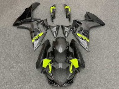 Carenados Moto Suzuki GSXR 600 / GSXR 750 2011-2024 - Gris Negro Neon Amarillo