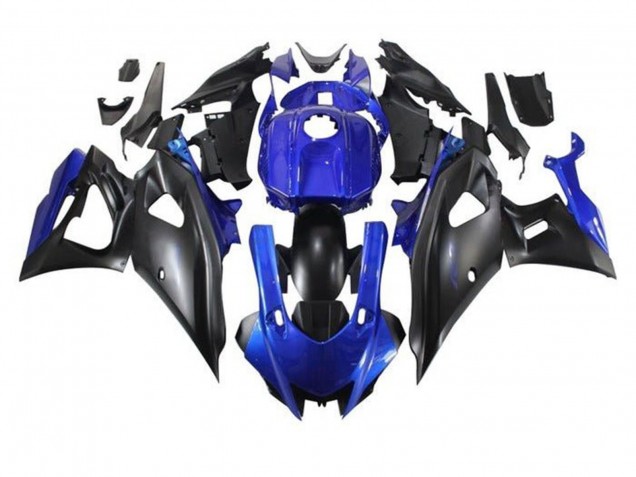 Carenados Moto Yamaha YZF R7 2021-2024 - Azul Negro Mate