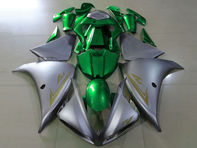Carenados Moto Yamaha YZF 1000 R1 2009-2011 - Plata Verde