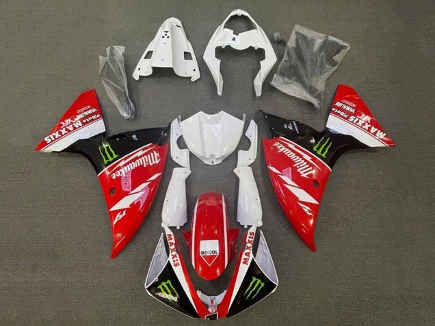Carenados Moto Yamaha YZF 1000 R1 2009-2011 - Blanco Rojo Negro Verde Monstruo Milwaukee