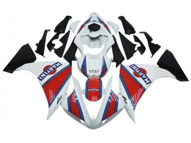 Carenados Moto Yamaha YZF 1000 R1 2009-2011 - Blanco Rojo Azul Negro Martini