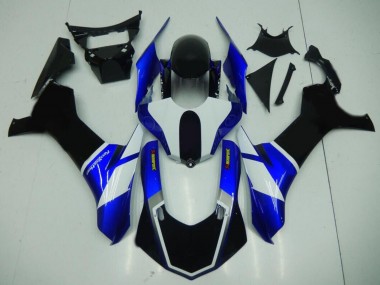 Carenados Moto Yamaha YZF 1000 R1 2015-2019 - Azul Blanco Negro