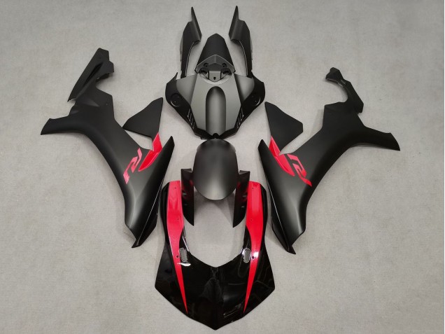 Carenados Moto Yamaha YZF 1000 R1 2015-2019 - Negro Mate Negro Brillante Rojo