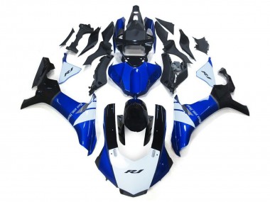 Carenados Moto Yamaha YZF 1000 R1 2015-2019 - Blanco Azul Negro