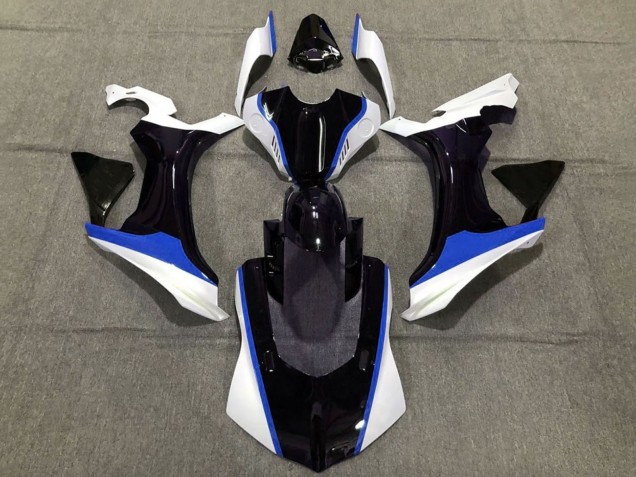 Carenados Moto Yamaha YZF 1000 R1 2020-2025 - Blanco Azul Negro Brillante