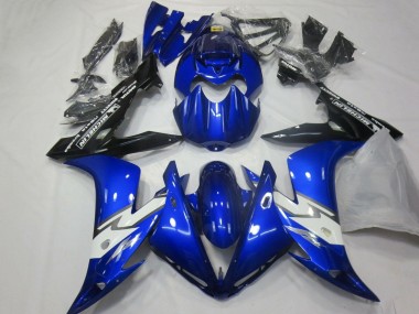 Carenados Moto Yamaha YZF 1000 R1 2004-2006 - Azul Blanco Negro Brillante