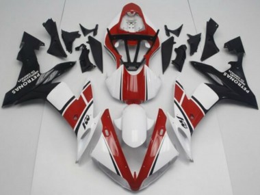 Kits Carenado Moto Yamaha YZF 1000 R1 2004-2006 - Blanco Rojo Negro