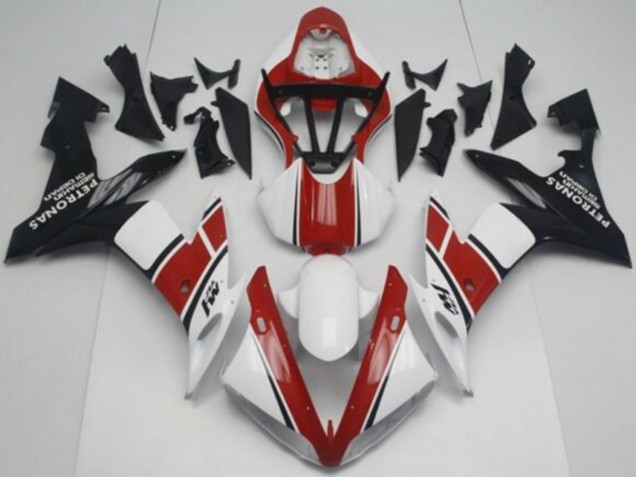 Kits Carenado Moto Yamaha YZF 1000 R1 2004-2006 - Blanco Rojo Negro