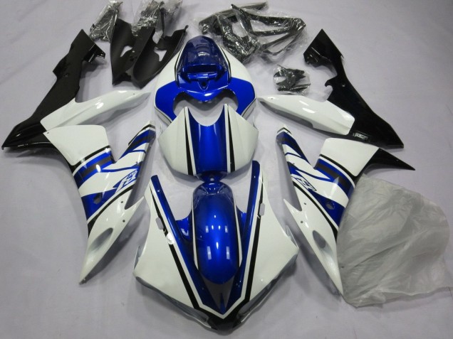 Carenado Moto Yamaha YZF 1000 R1 2004-2006 - Blanco Azul Negro