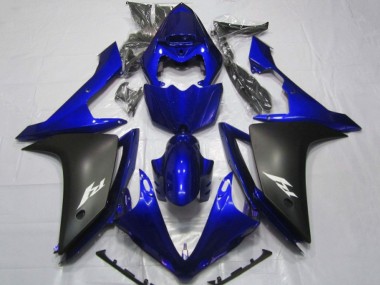 Carenados Moto Yamaha YZF 1000 R1 2007-2008 - Azul Negro Mate