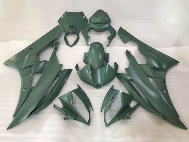 Carenados Moto Yamaha YZF R6 2006-2007 - Verde Militar
