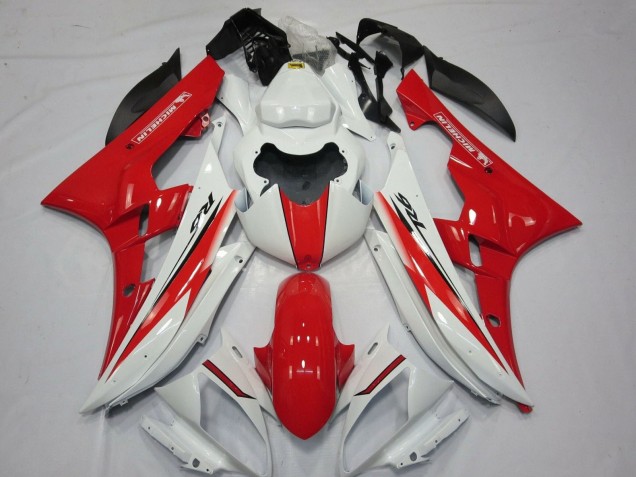 Carenados Moto Yamaha YZF R6 2006-2007 - Blanco Rojo
