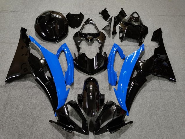 Carenados Moto Yamaha YZF R6 2008-2016 - Azul Negro Brillante