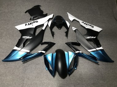 Carenados Moto Yamaha YZF R6 2008-2016 - Blanco Azul Negro Mate Spiffy