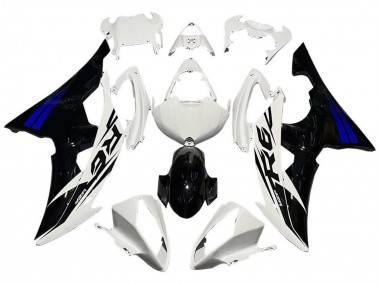 Carenados Moto Yamaha YZF R6 2008-2016 - Blanco Azul Negro Brillante