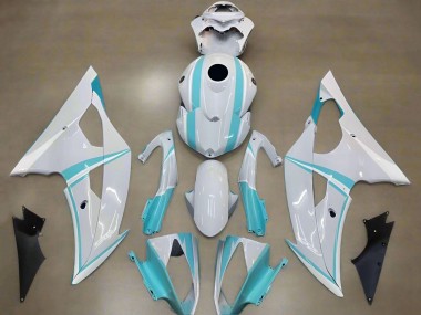 Carenados Moto Yamaha YZF R6 2008-2016 - Blanco Azul Claro