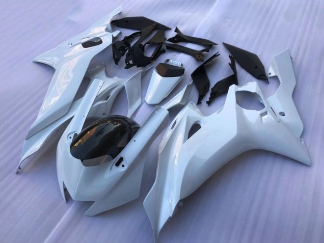 Carenados Moto Yamaha YZF R6 2017-2023 - Blanco Negro Brillante
