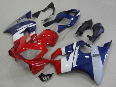 Carenados Moto Honda CBR600 F4i 2001-2003 - Blanco Azul Rojo