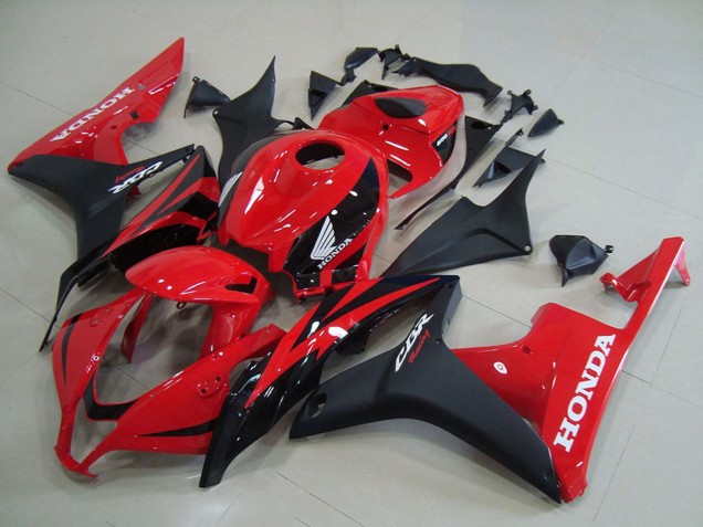 Carenados Moto Honda CBR600RR 2007-2008 - Rojo Negro Mate OEM Estilo